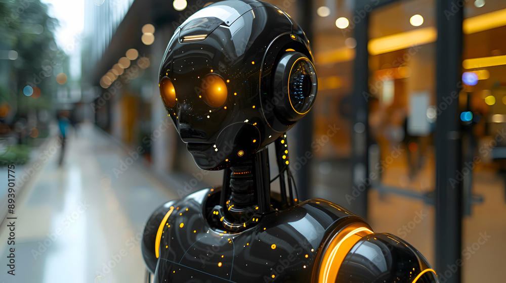 Fototapeta premium A research lab where scientists work towards creating Artificial General Intelligence (AGI)