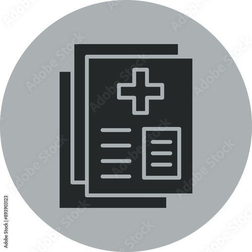 Medical History Icon Design