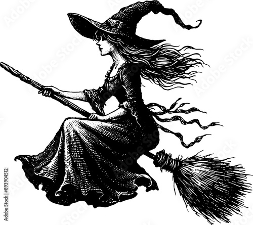 Witch On A Broomstick