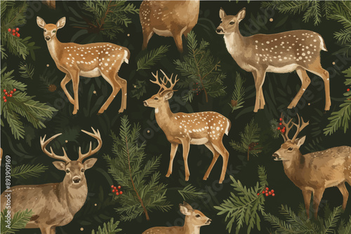 deer in the forest