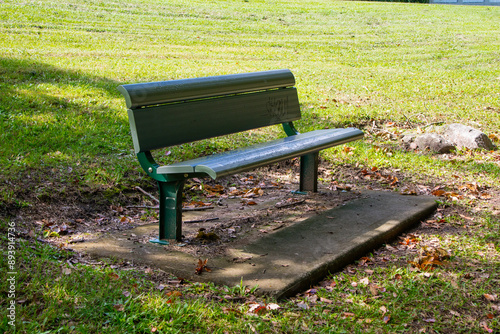 Banco de praça ou jardim em Brisbane, Austrália