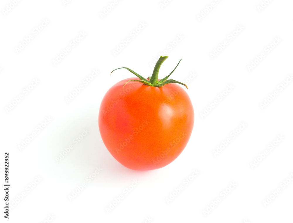Red tomato isolated on white background Red tomato isolated on white background