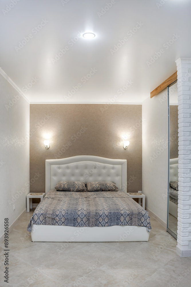 interior of small bedroom in studio apartments or hostel. interior of small bedroom in studio apartments or hostel.