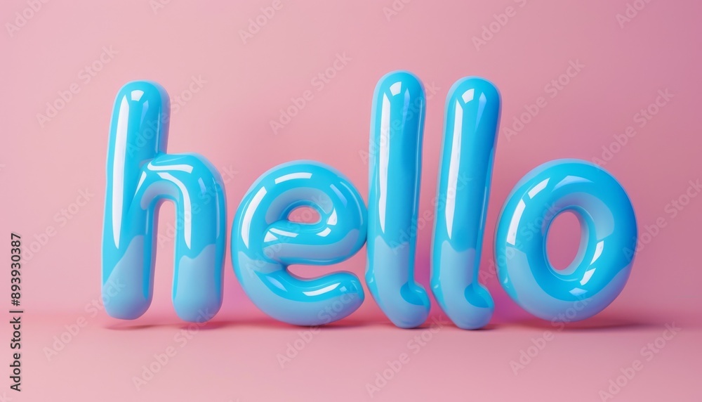Ultra sharp photo showcasing blue bubble plastic letters spelling Ultra sharp photo showcasing blue bubble plastic letters spelling