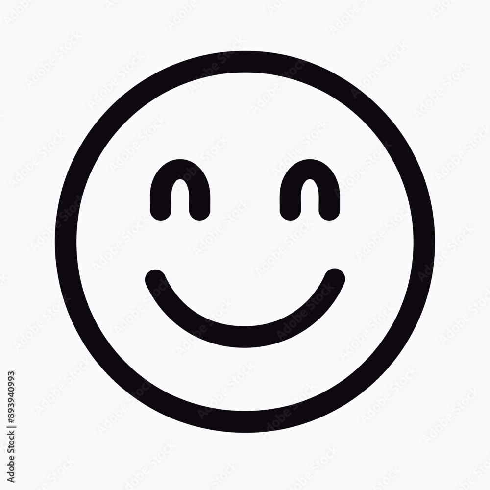 Free vector black line facial expression icon symbol message Free vector black line facial expression icon symbol message