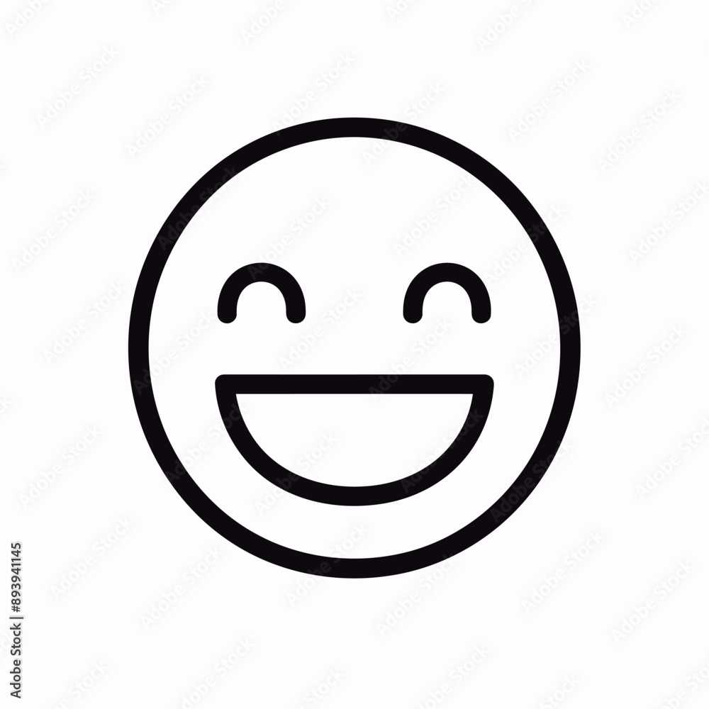 Free vector black line facial expression icon symbol message Free vector black line facial expression icon symbol message