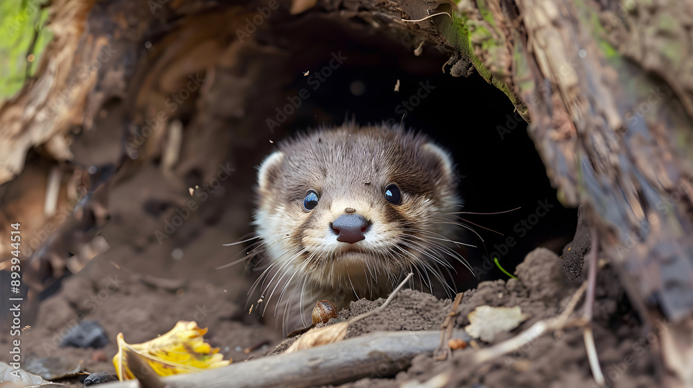 Curious baby animals peeking out of burrows, their eyes wide with wonder and excitement. Curious baby animals peeking out of burrows, their eyes wide with wonder and excitement.