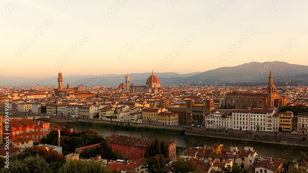 Obraz premium florence italy view on santa maria del fiore