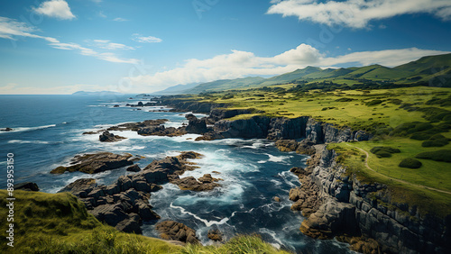 Wallpaper Mural The Azores - Landscape Wallpaper, Nature Background, Aerial Photography, Drone Views Torontodigital.ca