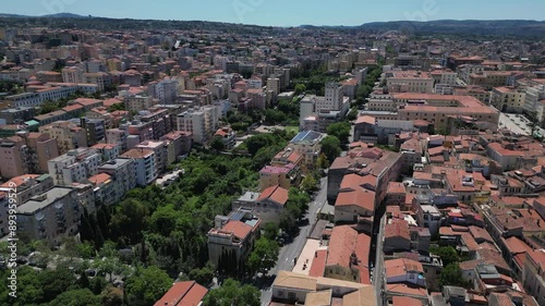 aerial view of sassari In Sardinia, Italy  photo