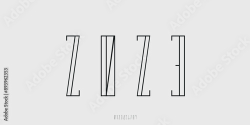 Elegant Vector Alphabet Letters Font - Classic Modern Serif Lettering for Minimal Fashion
