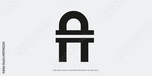 Elegant Vector Alphabet Letters Font - Classic Modern Serif Lettering for Minimal Fashion
