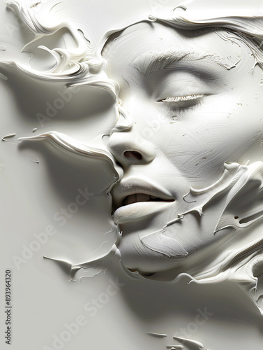 A three dimensional face