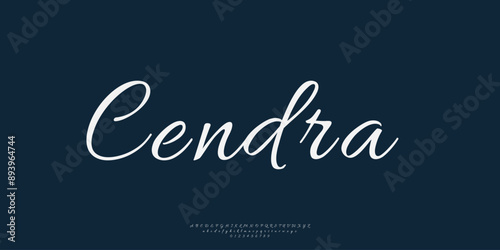 Elegant Vector Alphabet Letters Font - Classic Modern Serif Lettering for Minimal Fashion

