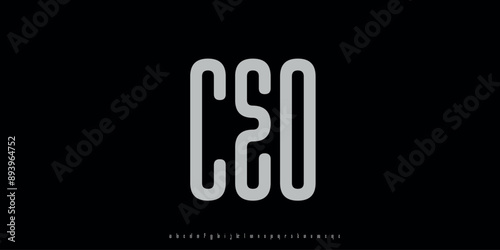 Elegant Vector Alphabet Letters Font - Classic Modern Serif Lettering for Minimal Fashion
