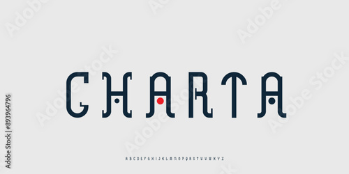 Elegant Vector Alphabet Letters Font - Classic Modern Serif Lettering for Minimal Fashion

