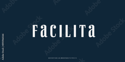 Elegant Vector Alphabet Letters Font - Classic Modern Serif Lettering for Minimal Fashion
