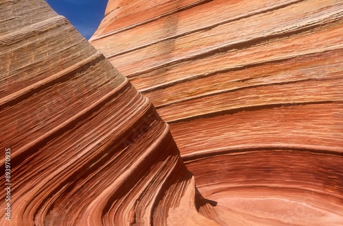 Sandstone Formations, The Wave, Paria Canyon-Vermillion Cliffs Wilderness, Arizona, U.S.A.