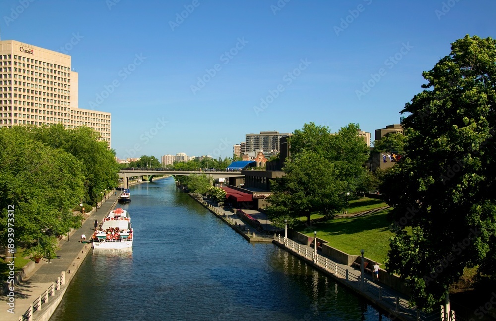 Obraz premium Canal And Local Architecture