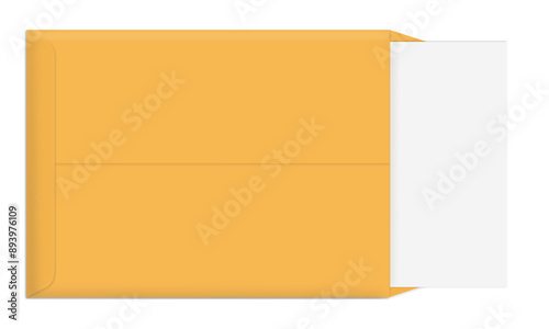 LANDSCAPE SINGLE MANILA ENVELOPE YELLOW