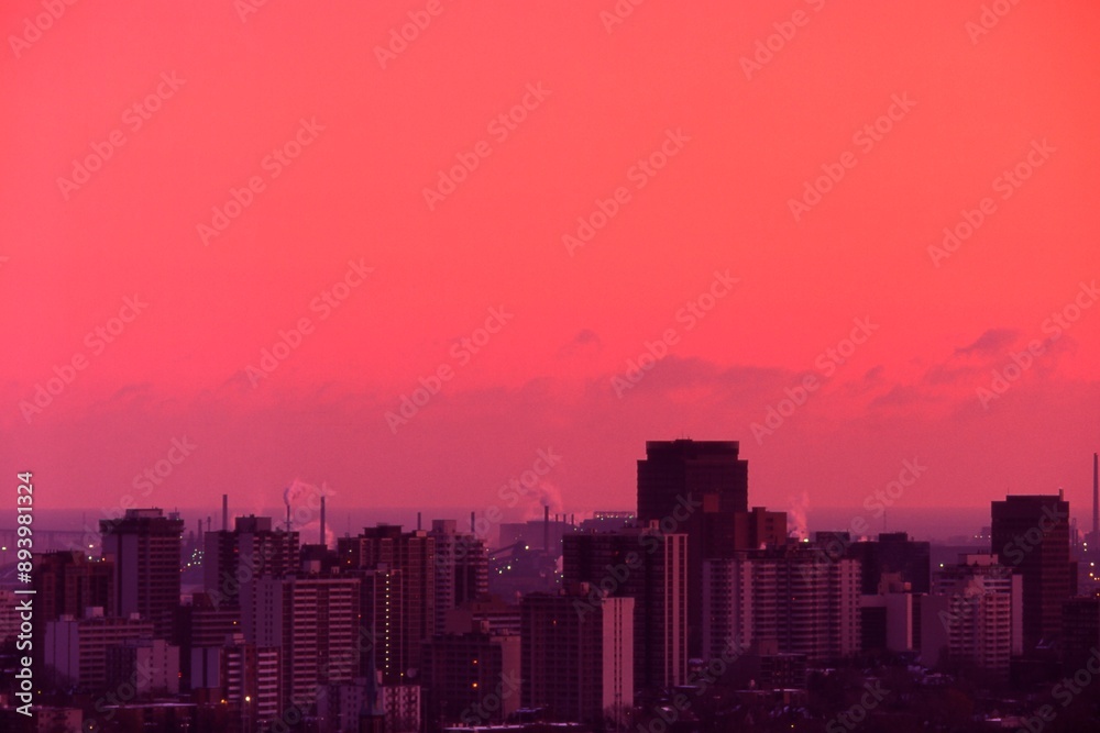 Fototapeta premium Hamilton Skyline