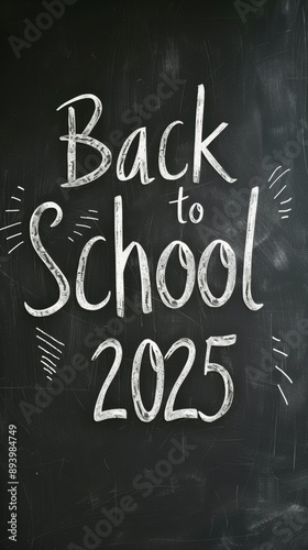 A chalkboard with the words 