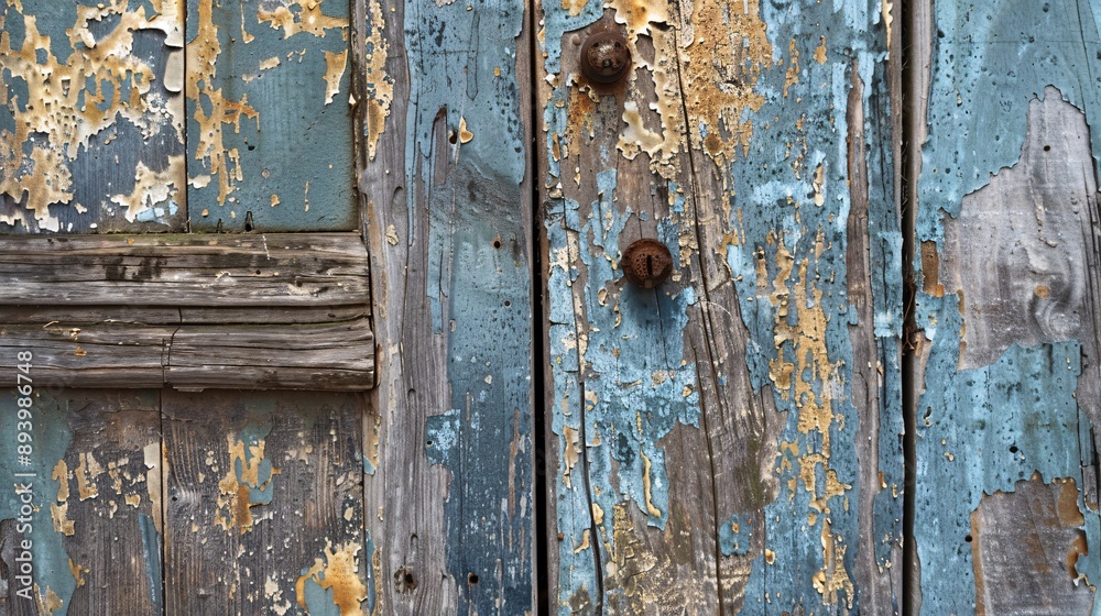 A weathered wooden door, its paint peeling and faded, revealing the beauty of its underlying grain, a reminder of the enduring nature of the past. A weathered wooden door, its paint peeling and faded, revealing the beauty of its underlying grain, a reminder of the enduring nature of the past.