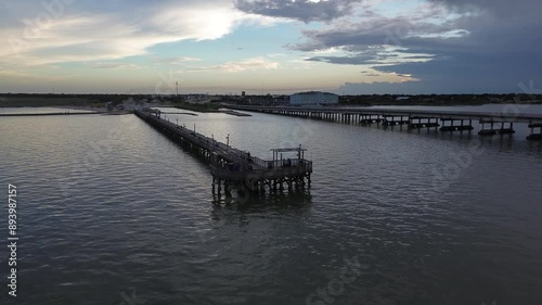 An evening in Port Lavaca, Texas. photo