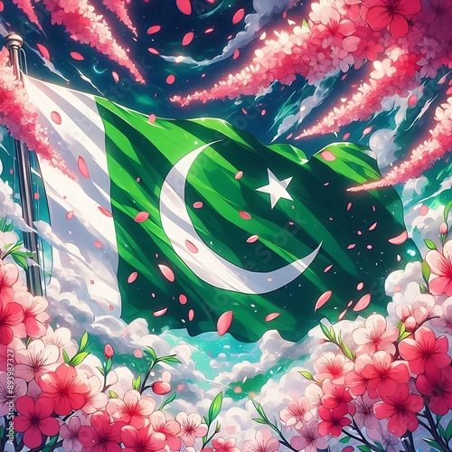 Pakistani Flag photo