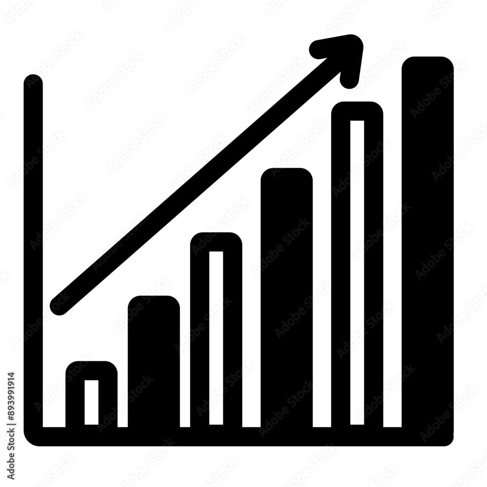 business graph with arrow business graph with arrow