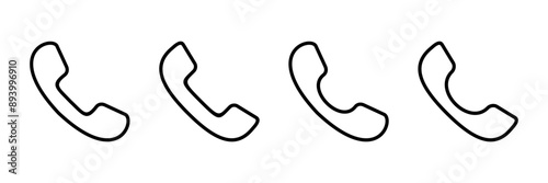 Call icon vector isolated on white background. Phone icon vector. mobile phone. telephone icon