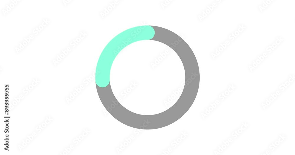 Simple Circle Loading loop animation on the white background. 4K resolution video of loading icon animation. Simple Circle Loading loop animation on the white background. 4K resolution video of loading icon animation.