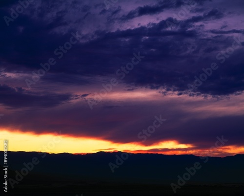 Sunset Over Death Valley National Park