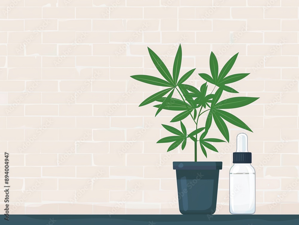Cannabis research laboratory in flat design side view scientific study theme cartoon drawing black and white Cannabis research laboratory in flat design side view scientific study theme cartoon drawing black and white