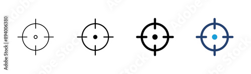 Target icon set. goal icon vector. target marketing icon vector