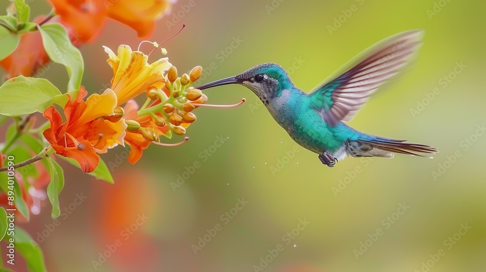 Male Broad-Billed Hummingbird Male Broad-Billed Hummingbird