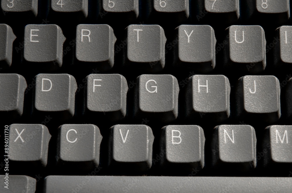Closeup Of A Computer Keyboard Closeup Of A Computer Keyboard