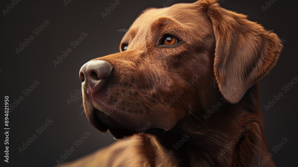 Close-up of a Chocolate Labrador Retriever Close-up of a Chocolate Labrador Retriever
