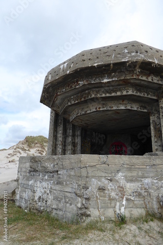 Fotografie Atlantikwall, Bunker, Dänemark Blåvand und Vejers Strand