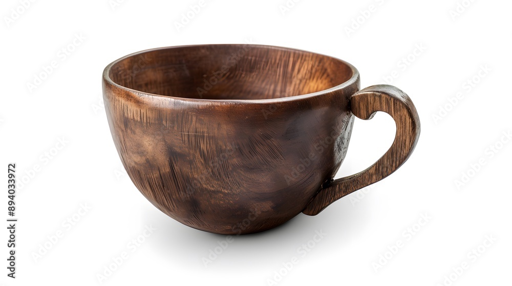 wooden mug isolated on white wooden mug isolated on white