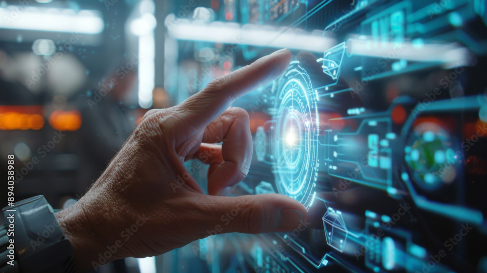 Beyond Buttons and Bezels: A Hand Interacts with a Seamless Interface Beyond Buttons and Bezels: A Hand Interacts with a Seamless Interface