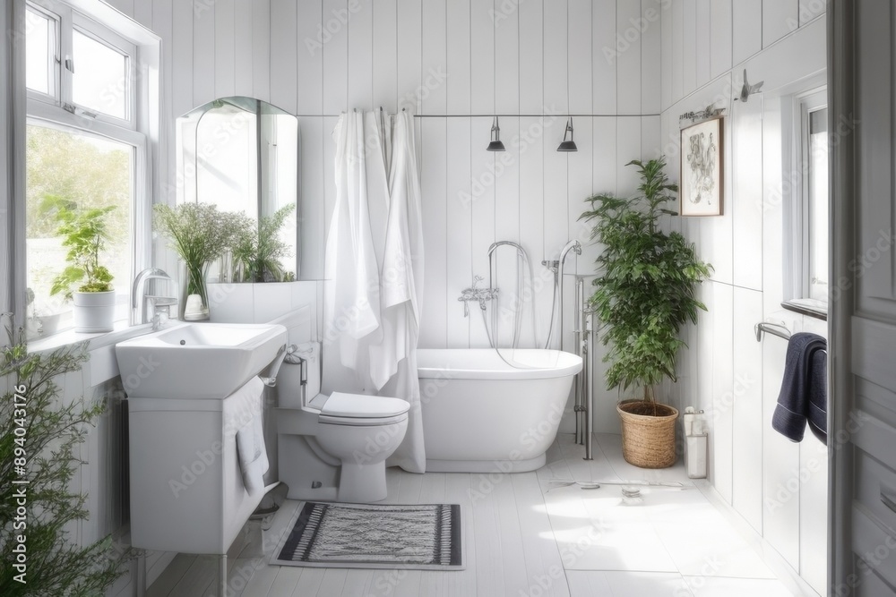 Scandinavian Bathroom Style