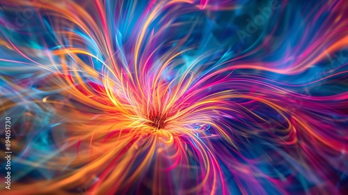 Abstract Light Swirls