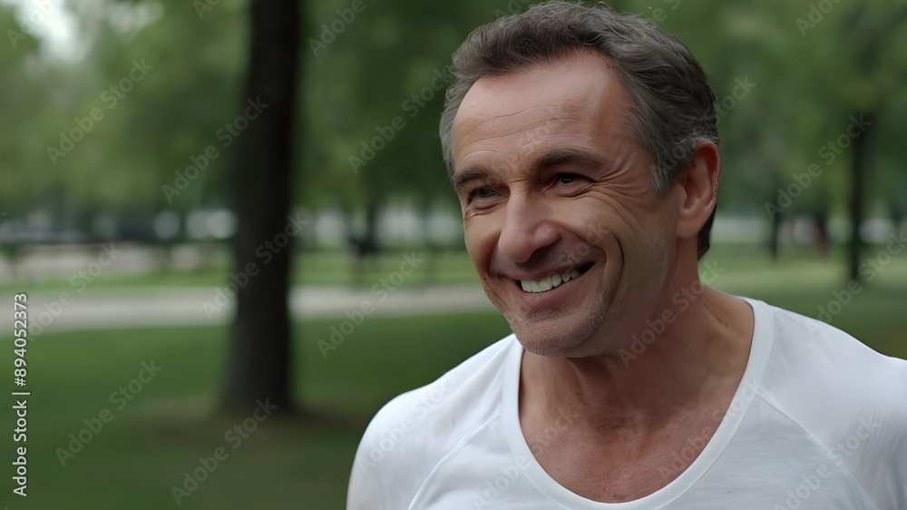 portrait of a smiling old man while exercise, Photo of a smiling elderly man with aging black hair, running for exercise in the Green Park. portrait of a smiling old man while exercise, Photo of a smiling elderly man with aging black hair, running for exercise in the Green Park.