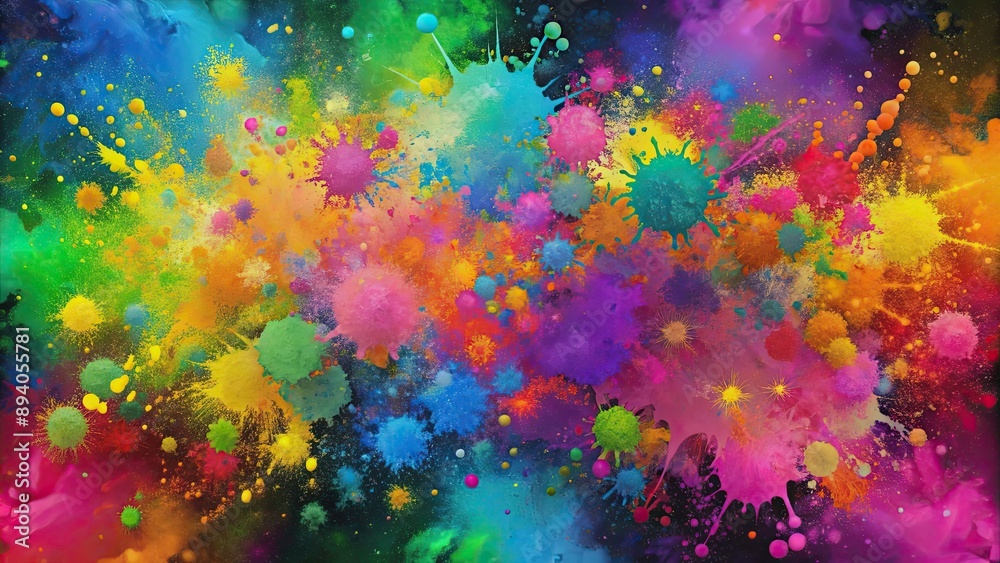 Abstract colorful paint splatter background in pink, purple, green, and yellow hues , vibrant, artistic, texture, vibrant Abstract colorful paint splatter background in pink, purple, green, and yellow hues , vibrant, artistic, texture, vibrant