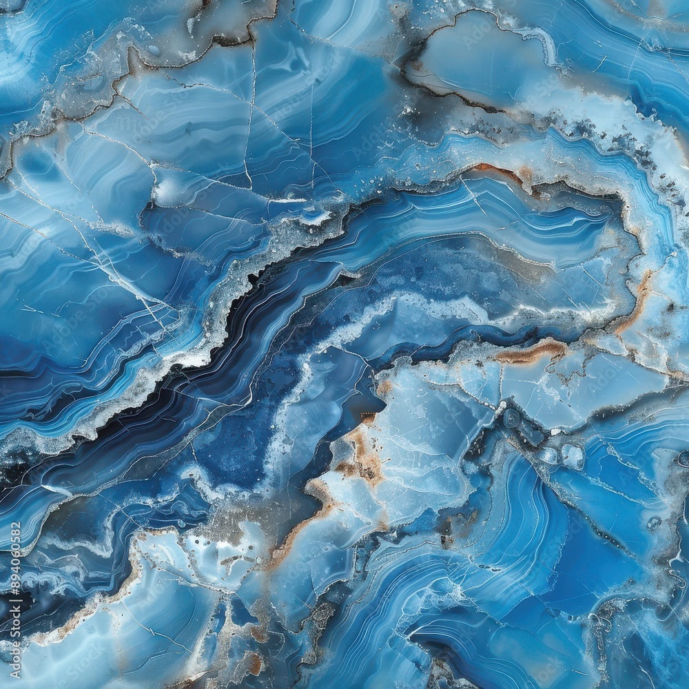 Tranquil Blue and Silver Marble Texture for Luxurious Designs Tranquil Blue and Silver Marble Texture for Luxurious Designs
