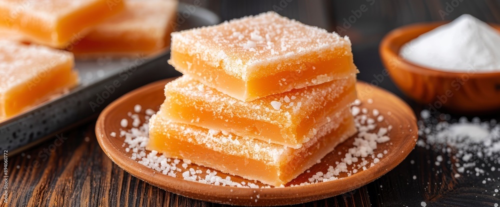 Sweet Toffee-Like Sugar Palm-Based Confection, Rich And Sticky Sweet Toffee-Like Sugar Palm-Based Confection, Rich And Sticky