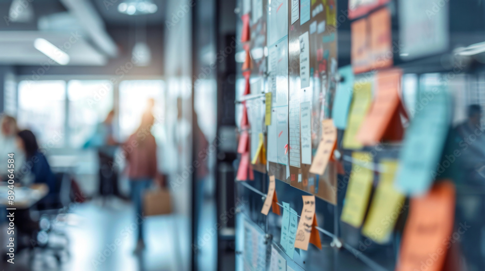 Obraz premium The Boardroom Bully: When a Colleague Takes Over the Bulletin Board