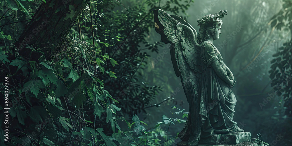 Guardian Angel in Enchanted Woodland Guardian Angel in Enchanted Woodland