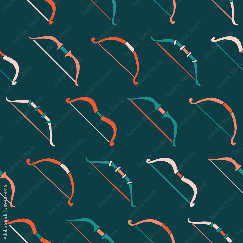 Collection of Bow Vector Seamless Pattern illustration Design Collection of Bow Vector Seamless Pattern illustration Design